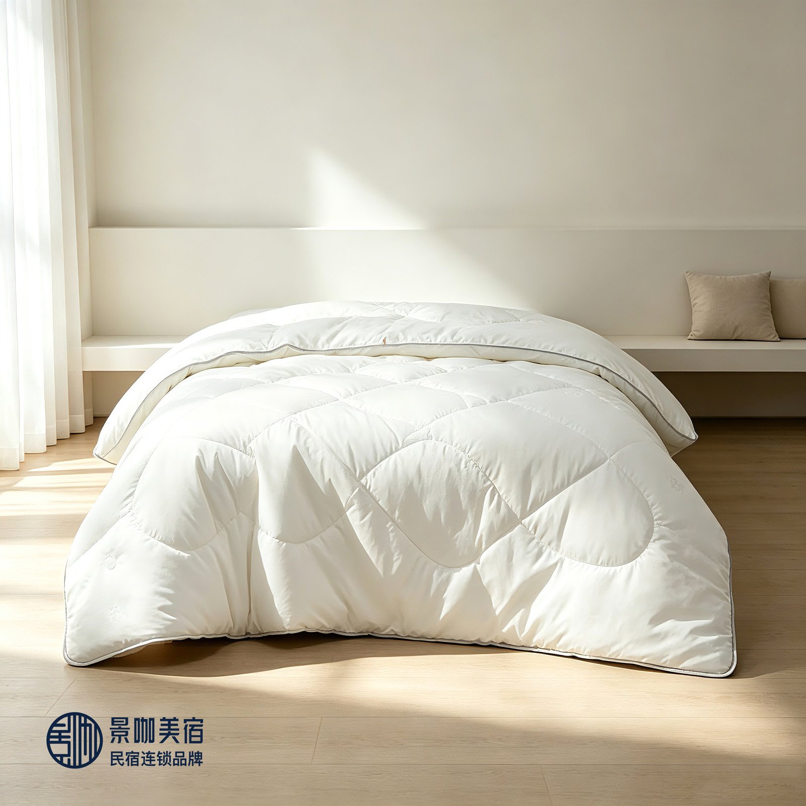 景咖生活严选冬被 - 高蓬松度纤维填充轻盈保暖